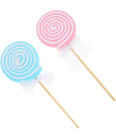 Warmhm 4 Pcs Lollipop Cosplay Party Supplies Fairy Accessories Wedding Favors Toy for Kids Princess Fairy Wand Girl Fairy Wand Cake Pop Ornament Wooden Toys Plush Toy Wool Felt Bouquet - Buy Online on GoSupps.com