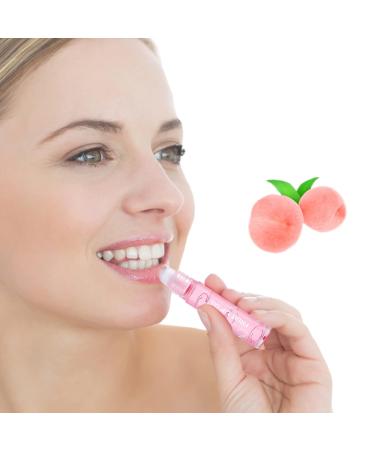 Fujiuia Clear Lip Gloss - Peach Flavored Long Lasting Moisturizing Lip Glaze 0.10 Fl Oz - Buy Online on GoSupps.com
