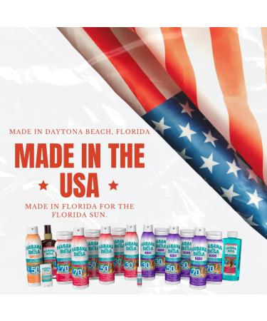 Habana Brisa Reef Friendly Sunscreen Spray SPF 70 Water-Resistant NON GMO & Vegan Broad Spectrum SPF 70 NO OXYBENZONE & NO OCTINOXATE 360 Application Small-Batch Production 6 FL OZ - Buy Online on GoSupps.com