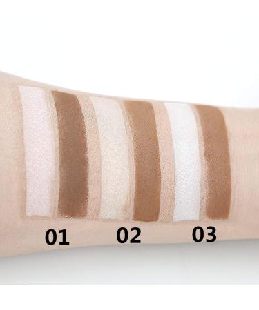 2 Color Contouring Powder (03) - Flawless Contour & Highlight for All Skin Types | Shop Internationally - Buy Online on GoSupps.com