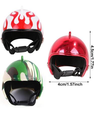 Chicken Helmet Headgear - 3-Piece Plastic Pet Protection Helmets for Chickens & Ducks - Adorable Durable 3 Colors - Buy Online on GoSupps.com
