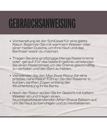 Men Rock Double Edged Safety Razor for Men | Ergonomic Handle | Quality Shaving Tool - Buy Online on GoSupps.com