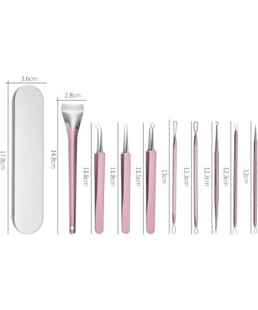 Frogued Blackhead Extractor Face Acne Comedones Pimple Blemish Remover Faces Care Portable Hard Solid 1 Set Pink - Buy Online on GoSupps.com
