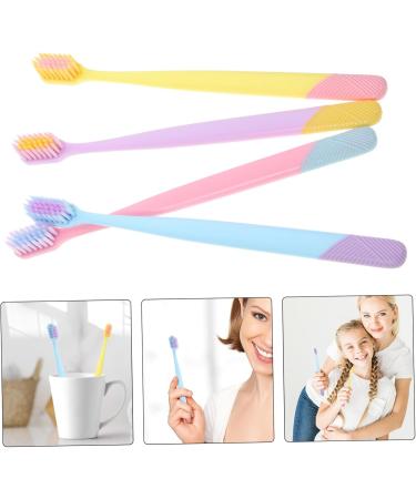 Magiclulu Soft Toothbrush Set - 10 Portable Manual Toothbrushes for Travel & Home - Compact Gentle Bristles for Adults - Buy Online on GoSupps.com