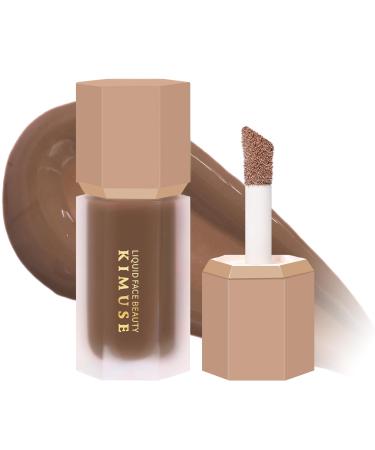 KIMUSE Soft Liquid Contour Stick Glow Liquid Cream Bronzer Weightless Long-Wearing Smudge Proof Natural-Looking Blendable Bronzer Makeup Terracotta