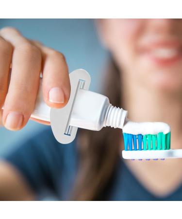 Toothpaste Tube Squeezer | Bathroom Tube Squeezing Tool - Labor-Saving Toothpaste Roller Reduces Waste And Easy Press For Toothpaste Cosmetics White - Buy Online on GoSupps.com