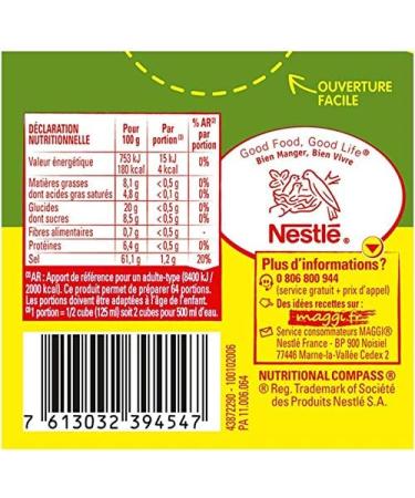  Epicerie sal e NESTLE MAGGI - Maggi Kub Or Herbes De Provence 128G - Lot De 2 - Buy Online on GoSupps.com