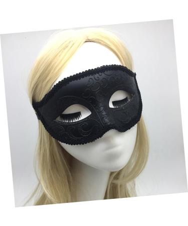 DOITOOL Eye Mask Black Halloween Costumes Unique Masquerade Mask Makeup Male and Female Mask Dreses Party Mask Wedding Masquerade Ball Eye Costume Party Men and Women Prom Halloween Masks - Buy Online on GoSupps.com