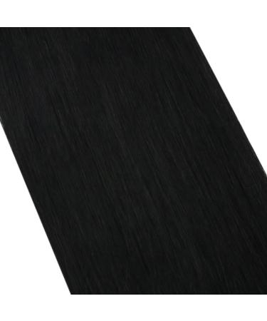 Moresoo 28 Inch Jet Black Human Hair Tape-in Extensions - 20 Pieces/50g - #1 Real Hair Extensions - Buy Online on GoSupps.com