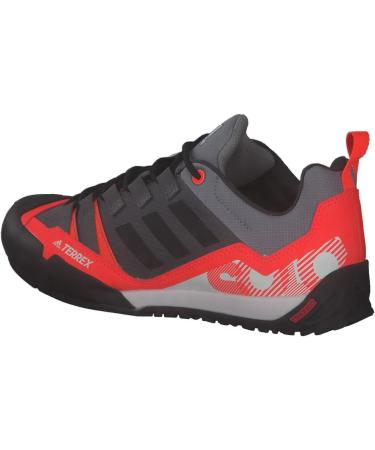 adidas Unisex Terrex Swift Solo Approach Sneakers - Grey Five/Core Black/Solar Red - Size 44 EU | International Shipping Available - Buy Online on GoSupps.com