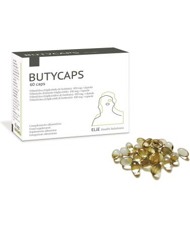 Butycaps - Tributyrin 450 mg - Butyric Acid 394 mg per Capsule - 60 Softgel Capsules 60 Count (Pack of 1)