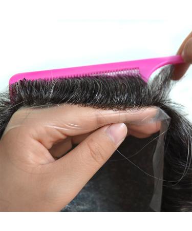 Airao All PU Toupe - Natural Looking Hair Replacement for Men | Indian Human Hair #1B30 - Bleached Knot & Invisible Base - Buy Online on GoSupps.com