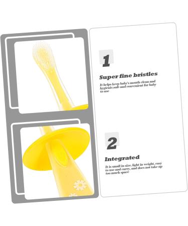 Minkissy 5-Pack Children s Toothbrush Set - Travel-Friendly Baby Toothbrush Accessories - Food-Grade Silicone Infant Products - Buy Online on GoSupps.com