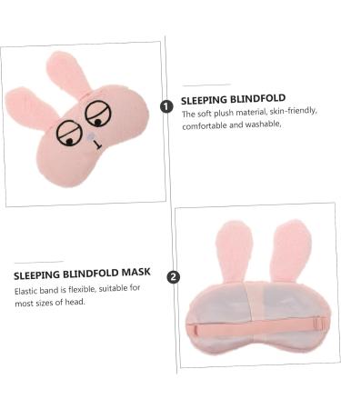 Beaupretty Pink Plush Blindfold Mask for Sleep | Soft Sleep Aid | International Shipping - Buy Online on GoSupps.com