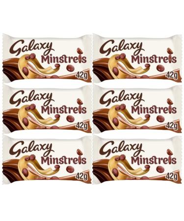 Chocolate Bundle With Galaxy Minstrels Chocolate Bags 42g (6 Pack) - Buy Online on GoSupps.com