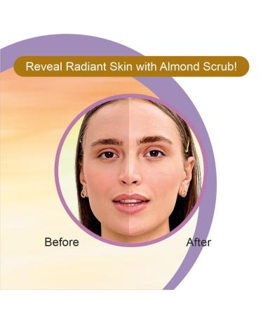 Almond Scrub For Face & Body (380 Ml) | All Skin |Cleanser Scrub For Deep Exfoliation | Dead Skin Remover | Tan Removal | Blackhead Remover - Buy Online on GoSupps.com