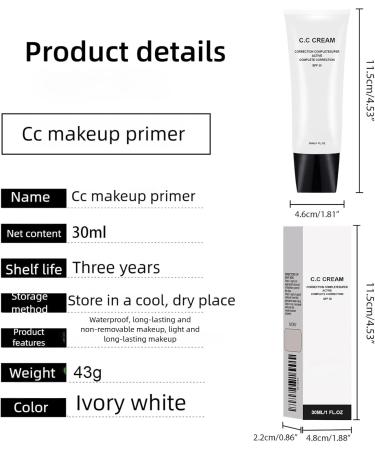 Scorpio Soul CC cream color correction full coverage foundation with SPF 50 24 hours moisture and concealer natural finish 2 natural colors 2nd Natural colors - Buy Online on GoSupps.com