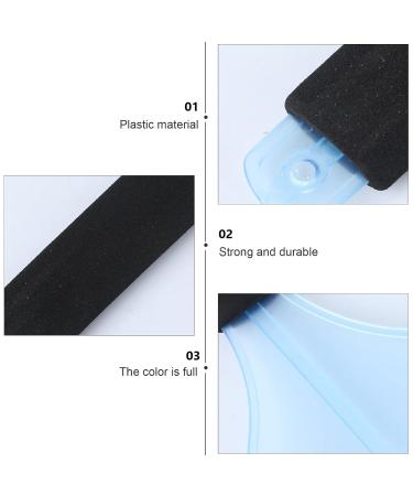 Beaupretty Makeup Hairspray Dyeing Barber for Eye Shield Bang Cutting Handheld Protector Protection Visors Eyes Hairdressing Haircut Shower Home Mask Baffle Medium Blue - Buy Online on GoSupps.com