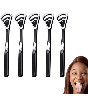 Visiblurry Tongue Scraper - 5 Pieces for Optimal Oral Hygiene | Reduce Bad Breath | Safe for Adults & Children - Buy Online on GoSupps.com