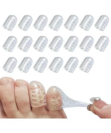 Silicone Anti-Friction Toe Protector 2024 New Toe Protectors Men Women Breathable Toe Covers Gel Toe Protectors for Blisters Calluses and Corns Protection(20PC)