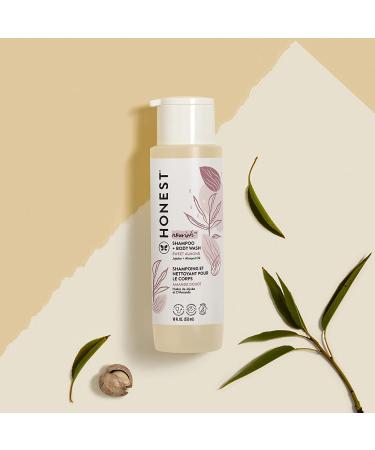 The Honest Company 2-in-1 Cleansing Shampoo & Body Wash for Baby - Tear-Free, Hypoallergenic, Sweet Almond Nourish - 18 fl oz - Buy Online on GoSupps.com
