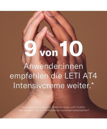 LETI AT4 Intensive Cream - Acute Relief for Eczema & Skin Irritation | Moisturizing Treatment for Extremely Dry Skin - 100ml - Buy Online on GoSupps.com