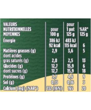 Activia Yaourt bifidus saveur vanille 4x125g - Buy Online on GoSupps.com