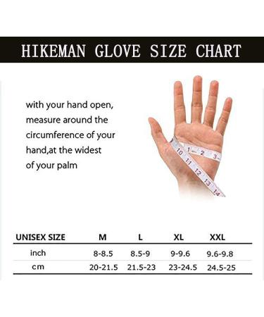 Hikeman Touchscreen Hard Knuckle Gloves for Men & Women - Perfect for Outdoor Sports Cycling Motorcycle Hiking Climbing and Lumbering in Army Green - Buy Online on GoSupps.com