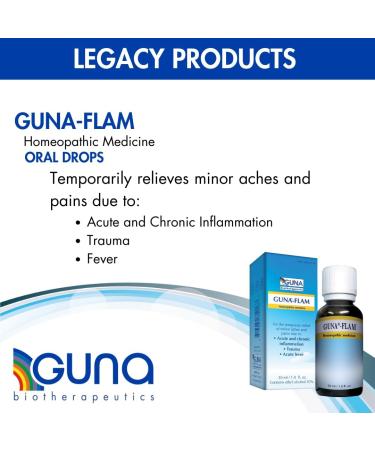Guna Flam Homeopathic - Temporary Relief for Acute Fever Aches & Pains - 1 oz | Fast International Shipping - Buy Online on GoSupps.com