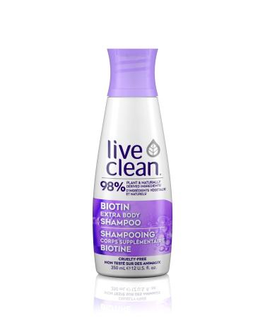 Live Clean Biotin Extra Body Shampoo  12 Oz