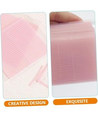 Healeved 24 Sheets Double Eyelid Beauty Stickers Adhesive Eyelid Sticker Double Eye Shaping Stickers Double Eyelid Stickers Stickers Pink Fiber Material Woman Eyes Decorate - Buy Online on GoSupps.com