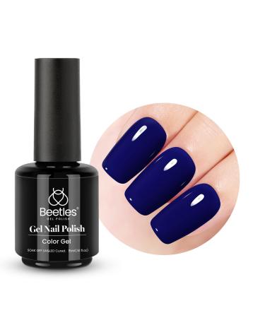 beetles Gel Polish 15mL Royal Blue Navy Blue Dark Blue Cobalt Blue Gel Manicure Diy Nail Art Gel Soak Off UV LED Nail Lamp Christmas Nail Art Manicure Salon 1 Pcs