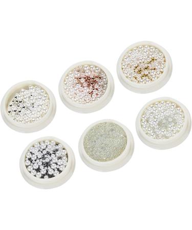 Half Round Nails Art Pearls Flatback Pearls Nail Nails Art Metal Ball Nail Caviars Beads Nails Art Supplies Nails Art Metal Ball - Buy Online on GoSupps.com