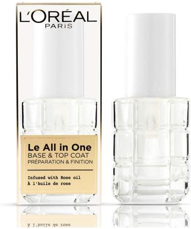 L'Oreal Paris Make Up L'huile Manicure Base with rose Oil Nail polish All in one - Buy Online on GoSupps.com