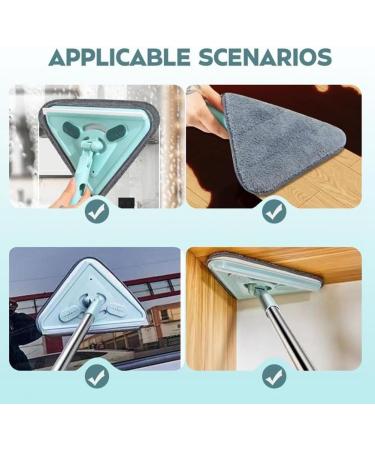 Viodmss Multifunctional Mop 360 Rotatable and Adjustable Cleaning Mop Wet and Dry Triangle  - Buy Online on GoSupps.com