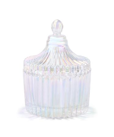 TOROKOM Monomer Dish with Lid Dappen Dish Nail Cup Small Glass Nail Dish for Liquid Powder Monomer Holder Colorful Damping Dapping Dish for Acrylic Nails