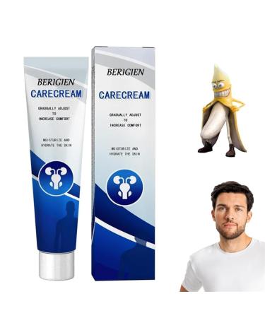 Qoobom Berigien Care Cream for Men 2025 New Berigien Comfort Care Gel Natural Berigie Cream for Men Between Legs Fast and Gentle Action Effective Relief (1 Pack 1)
