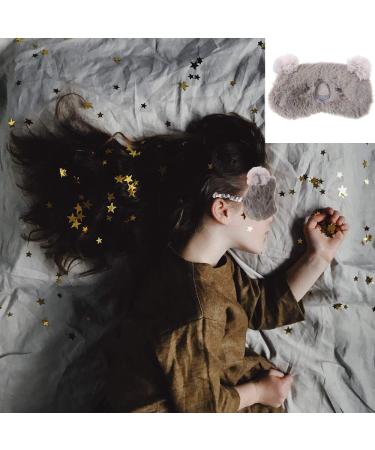 2 Pcs Bunny Koala Sleep Eye Masks for Kids & Adults | Multicolor Animal Eye Mask for Better Sleep - Buy Online on GoSupps.com