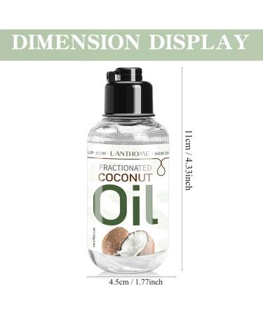 Coconut Oil Body Care Coconut Oil 100ml Hair Hydrating Care Oil Deep Nourishing Coconut Oil for Hair Face Hands Whole Body Skin and Feet - Buy Online on GoSupps.com