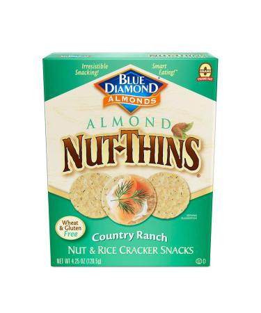 Blue Diamond Almonds Country Ranch Nut Thin Crackers 4.25oz
