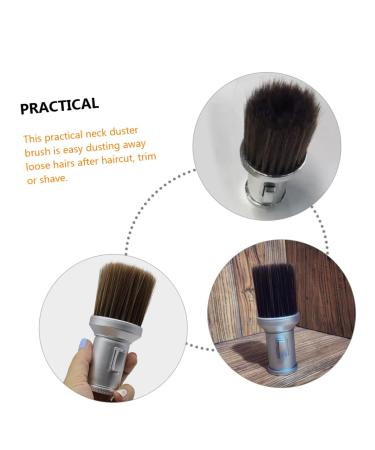 Buy Minkissy 4-Piece Powder Brush Set for Body & Hairdressing - Silver - Perfect for Barbers & Beauty Enthusiasts - International Shipping Available - Buy Online on GoSupps.com