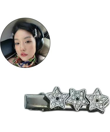 amangul Rhinestones Star Hair Clip Rhinestones Star Hair Accessories Star Barrettes Star Hairpin Crystal Star Hair Clip - Buy Online on GoSupps.com