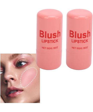 Yinhing 2Pcs 5g Blush Stick Creamy Texture Multifunctional Makeup Stick for Cheeks Lips Eyes with Long Lasting Moisturizing Effect Color - Buy Online on GoSupps.com