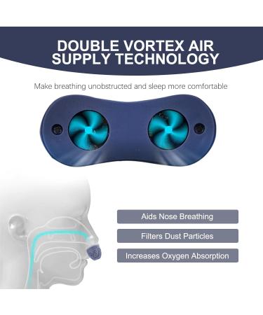 Upgrade Dual Vortex Anti-Snoring Device Nose Vents Plugs - Blue | Snoring Solution for Men and Women - Buy Online on GoSupps.com