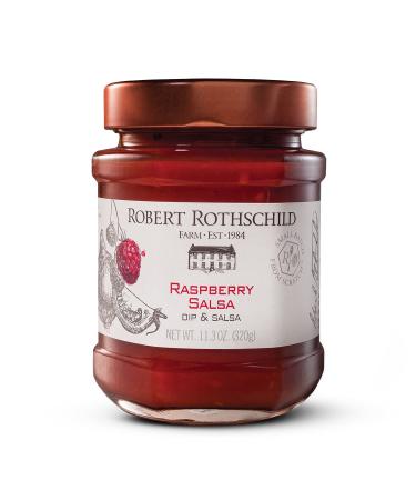 Robert Rothschild Farm Raspberry Salsa and Dip  Versatile Gourmet, Condiment and Sauce  11.3 Oz