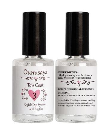Oumisaya Nail Dip Powder Liquid Set: Primer Bond, Base Coat, Activator, Top Coat DP008 - Buy Online on GoSupps.com