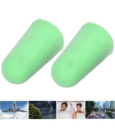Sponge Earplugs Improve Noise Reduction Rate Noise Proof Sleep Earplugs Improve Sleep ProvideWearing Time Soft Materials for Travel for Home Bedroom (Green) - Buy Online on GoSupps.com