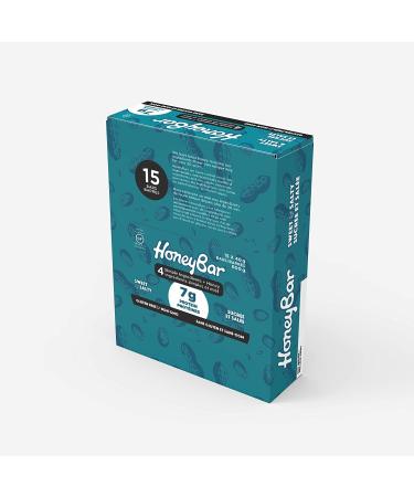 HoneyBar Snack Bars Sweet & Salty Gluten-Free Non-GMO Vegetarian 40 g bars 15 count