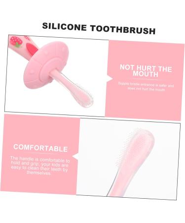 Minkissy 5-in-1 Baby Toothbrush & Tongue Cleaner | Best Children's Oral Care Tool for Kids | Travel-Friendly Accessory - Buy Online on GoSupps.com
