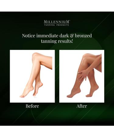 Millennium Tanning Black Chai Tanning Lotion 13.5 oz with Bronzers, Essential Oils & Extracts - Buy Online on GoSupps.com
